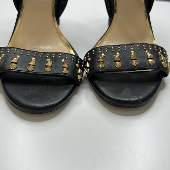 👠 JESSICA SIMPSON Black Studded Heels Sandals 👠 - Picture 9 of 9